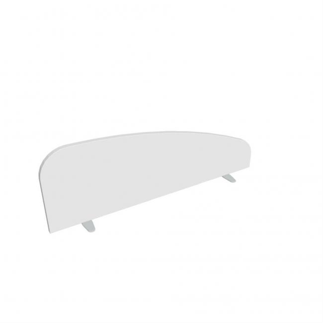 [ON127590] Hobis runder Tischparavent, 120 cm, weiß
