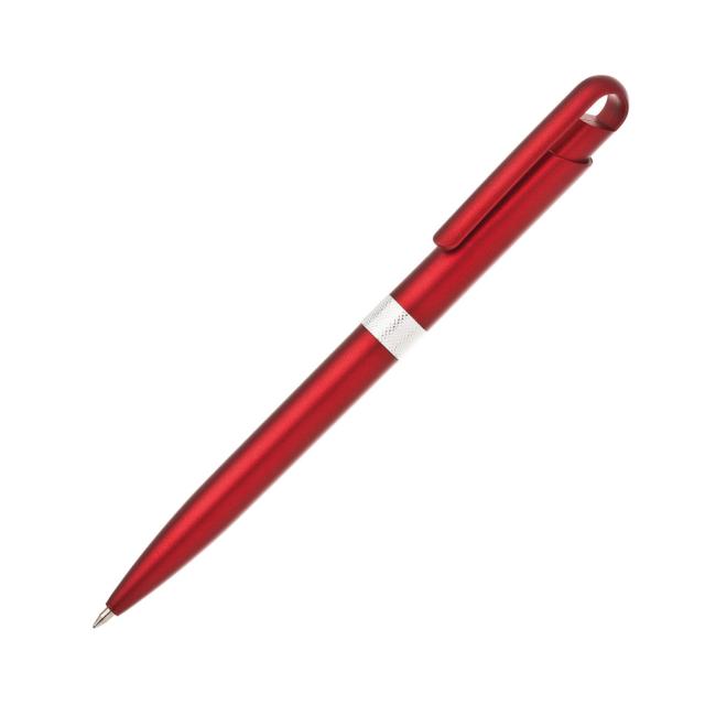 Kunststoffkugelschreiber FIROL metallic rot