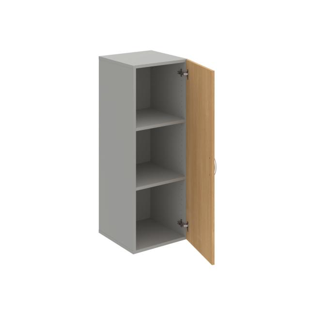 [ON134048] Drive-Regalschrank, 40x111x42 cm, Eiche/Grau