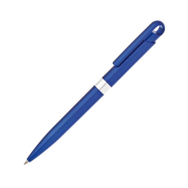 Kunststoffkugelschreiber FIROL metallicblau