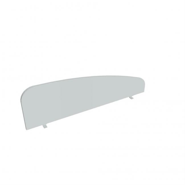 Hobis Tischrand-Paravent, rund, 140 cm, grau