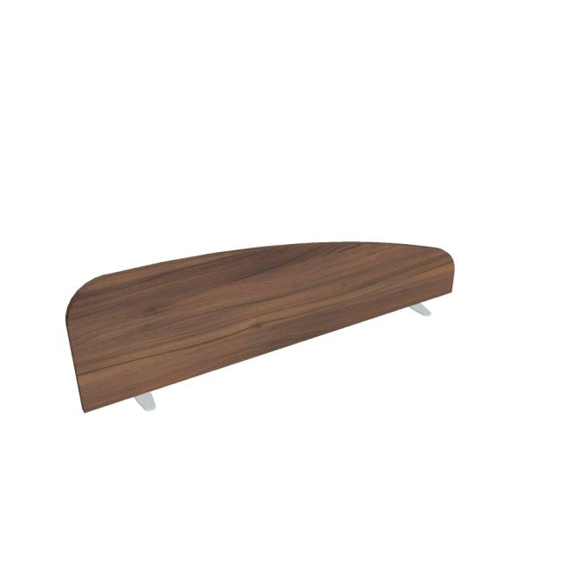 Hobis Tischabtrennung, rund, 140 cm, Nussbaum