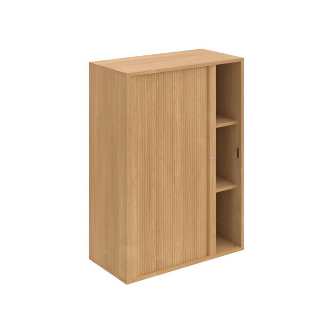 Drive-Regalschrank, 80x111x40 cm Eiche/Eiche, abschließbar