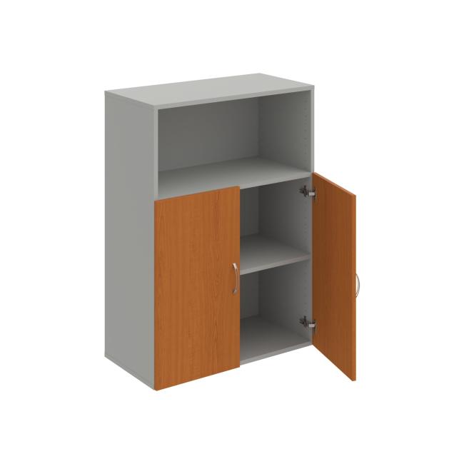 Drive-Regaleinheit, 80x111x42 cm, Kirsche/Grau