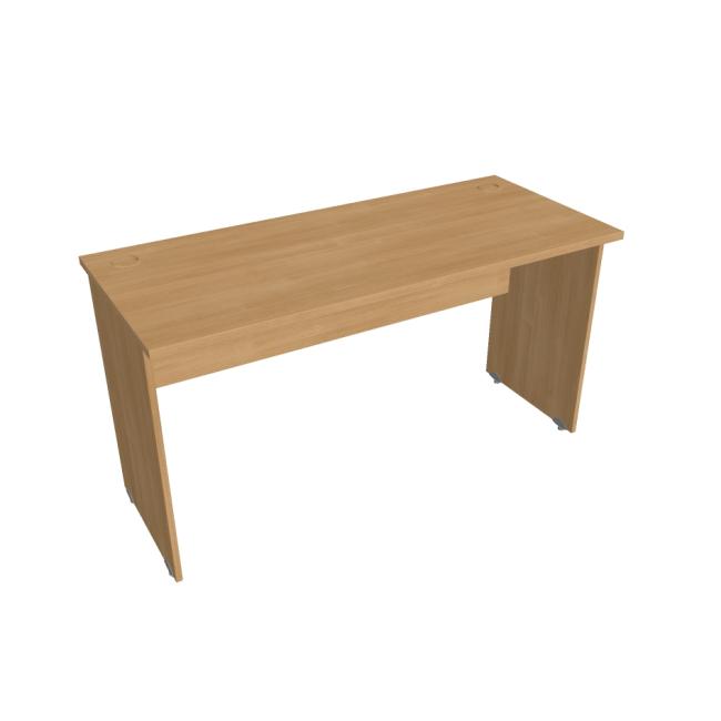 [ON140024] Schreibtisch mit Torfunktion, 140 x 75,5 x 60 cm, Eiche/Eiche