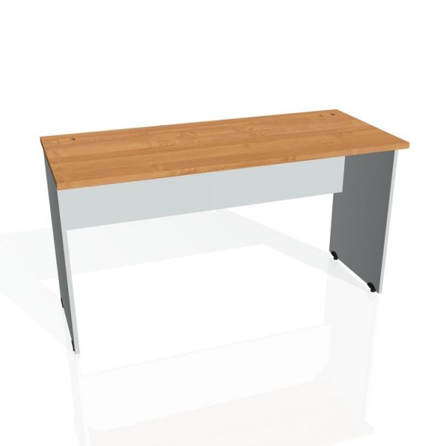 [ON140038] Tor-Schreibtisch, 140x75,5x60 cm, Erle/Grau