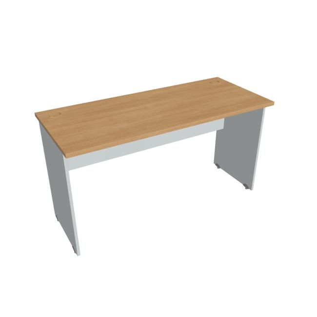 [ON140048] Tor-Schreibtisch, 140 x 75,5 x 60 cm, Eiche/Grau