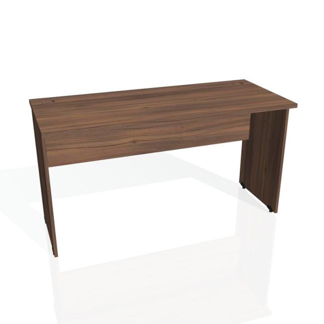 Schreibtisch mit Torfunktion, 140 x 75,5 x 60 cm, Nussbaum/Nussbaum