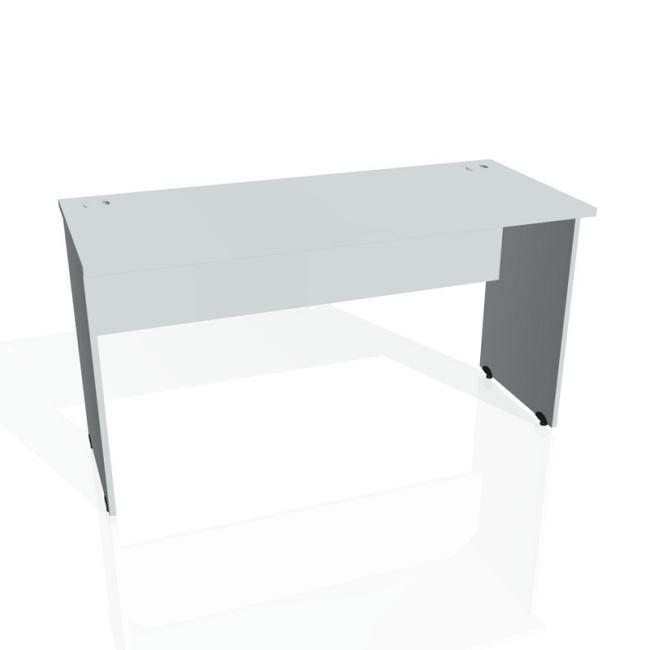 Gate-Schreibtisch, 140x75,5x60 cm, grau/grau
