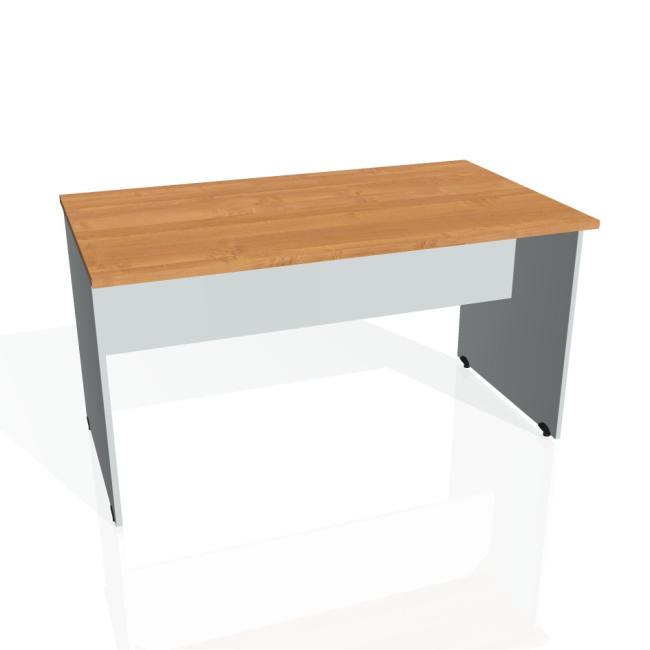 Konferenztisch Gate, 140 x 75,5 x 80 cm, Erle/Grau