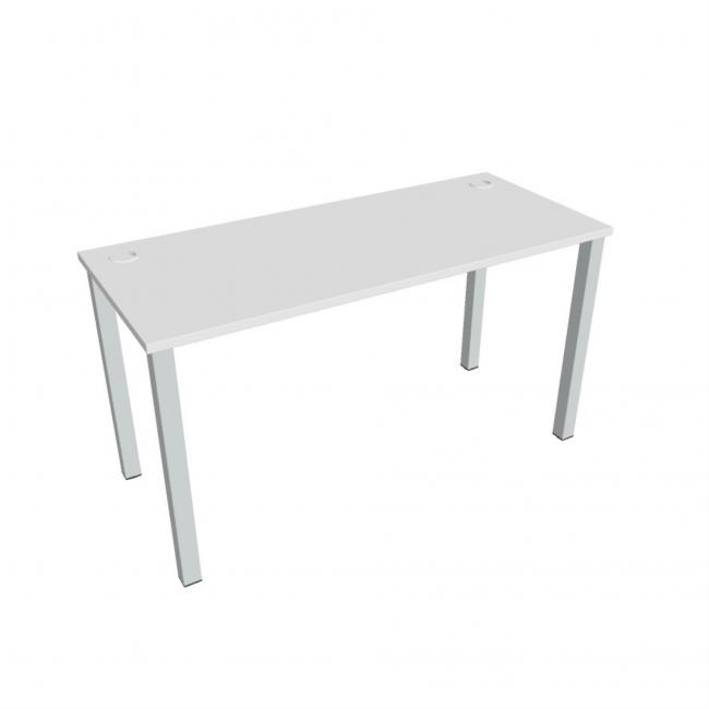 [ON140192] Schreibtisch Uni, 140x75,5x60 cm, weiß/grau