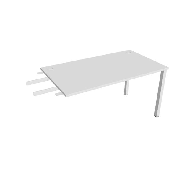 [ON140493] Uni-Schreibtisch, Maschendrahtgestell, 140 x 75,5 x 80 cm, weiß/weiß