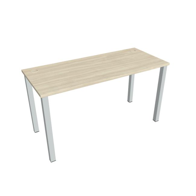 Schreibtisch Uni, 140x75,5x60 cm, Akazie/Grau