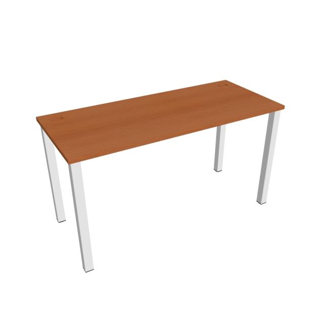 [ON140653] Schreibtisch Uni, 140 x 75,5 x 60 cm, Kirsche/Weiß