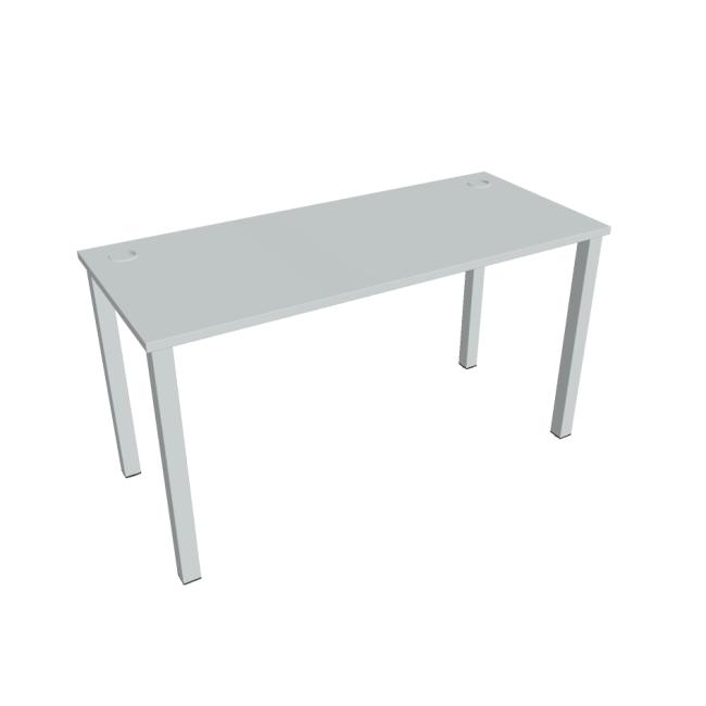 Schreibtisch Uni, 140x75,5x60 cm, grau/grau