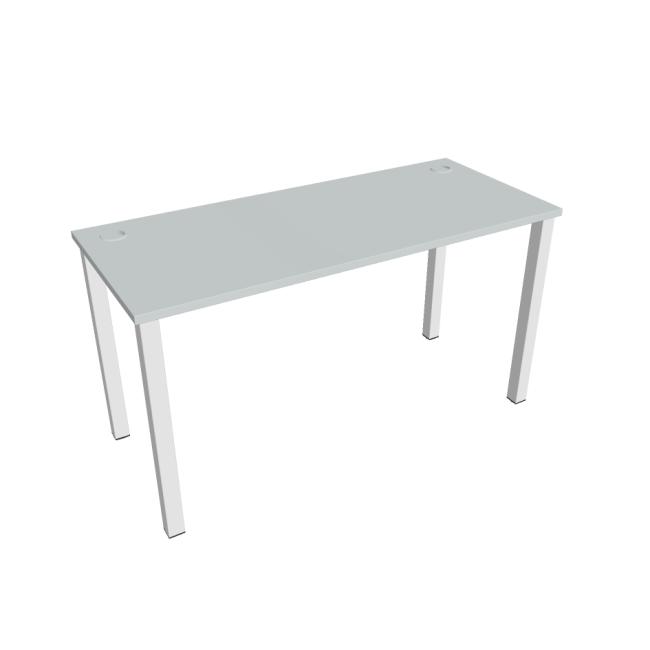 [ON140683] Schreibtisch Uni, 140 x 75,5 x 60 cm, grau/weiß