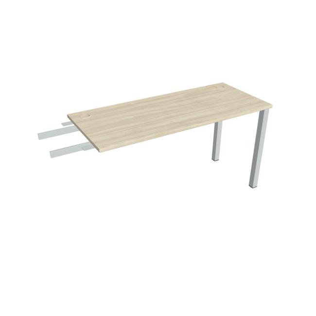 [ON140712] Uni-Schreibtisch, Maschendrahtgestell, 140 x 75,5 x 60 cm, Akazie/Grau