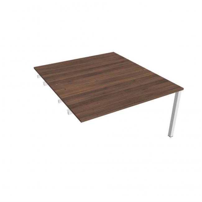 [ON141273] Uni-Werkbank für Längsverkettung, 140 x 75,5 x 160 cm, Nussbaum/Weiß