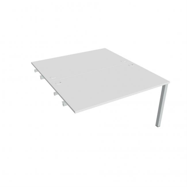 [ON141292] Uni-Werkbank für Längsverkettung, 140x75,5x160 cm, weiß/grau