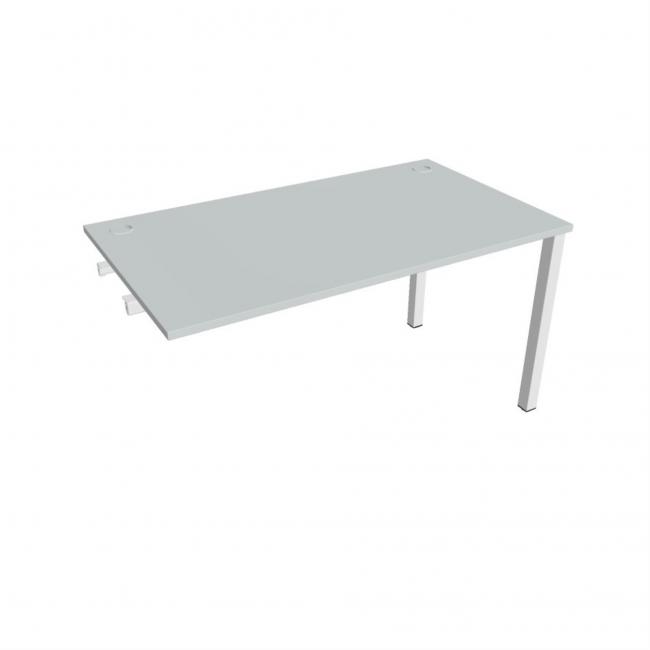 [ON141683] Uni-Werkbank für Längsverkettung, 140 x 75,5 x 80 cm, grau/weiß
