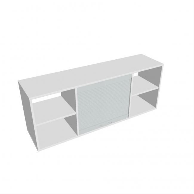 Stabiler Wandschrank, weiß, abschließbar