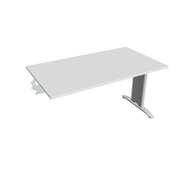 [ON146699] Flex-Konferenztisch, 140 x 75,5 x 80 cm, weiß/metall