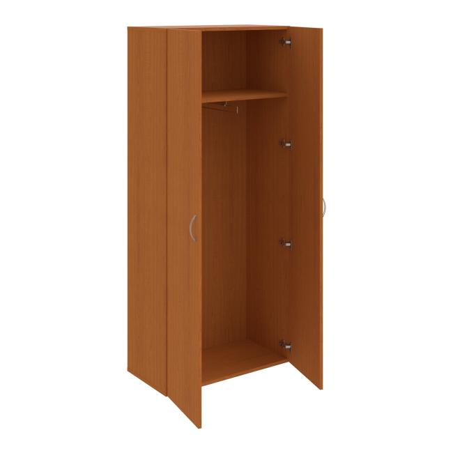 Kleiderschrank Drive mit Regalböden, 80x185x42 cm, Kirsche/Kirsche