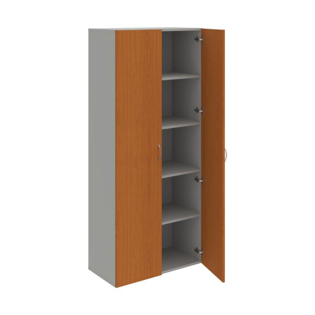 Drive-Regaleinheit, 80x185x42 cm, Kirsche/Grau