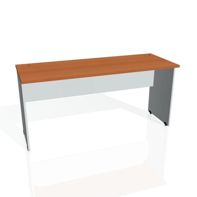 [ON160058] Tor-Schreibtisch, 160x75,5x60 cm, Kirsche/Grau