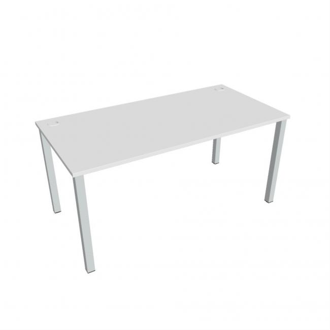 [ON160092] Schreibtisch Uni, 160x75,5x80 cm, weiß/grau