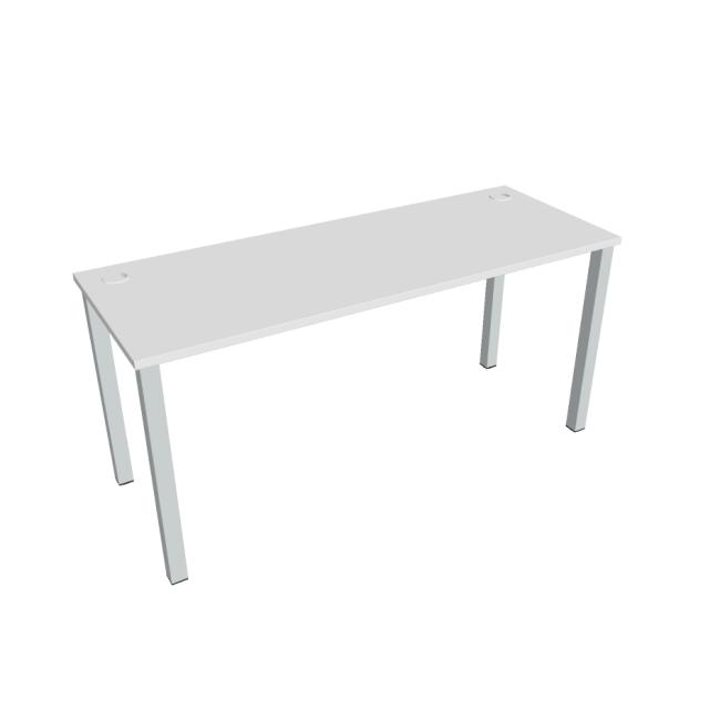 [ON160192] Schreibtisch Uni, 160x75,5x60 cm, weiß/grau