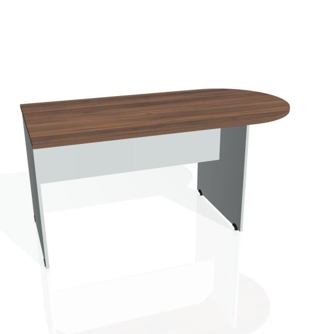 [ON160278] Beistelltisch „Tor“, 160 x 75,5 x 80 cm, Walnuss/Grau