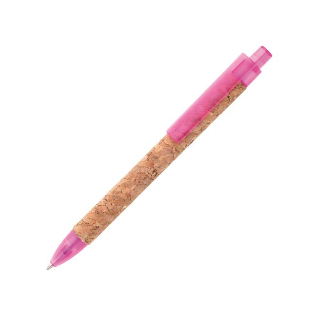[AD795034] KORK Kugelschreiber mit Korkgriff, rosa