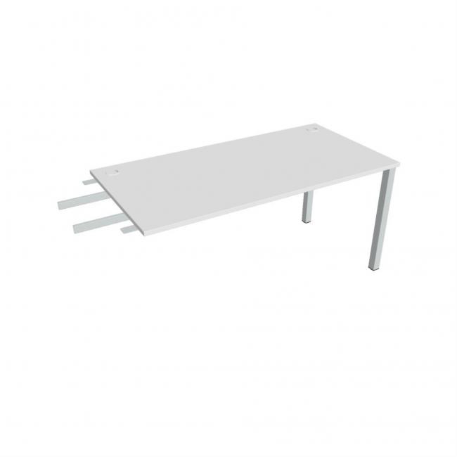[ON160292] Uni-Schreibtisch, Maschendrahtgestell, 160x75,5x80 cm, weiß/grau