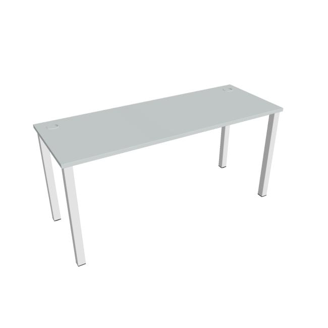 [ON160383] Schreibtisch Uni, 160 x 75,5 x 60 cm, grau/weiß