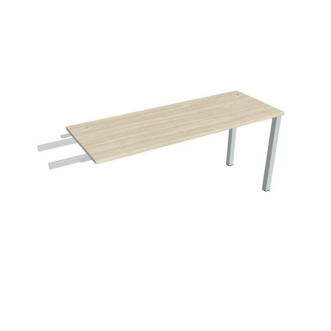 [ON160412] Uni-Schreibtisch, Maschendrahtgestell, 160 x 75,5 x 60 cm, Akazie/Grau