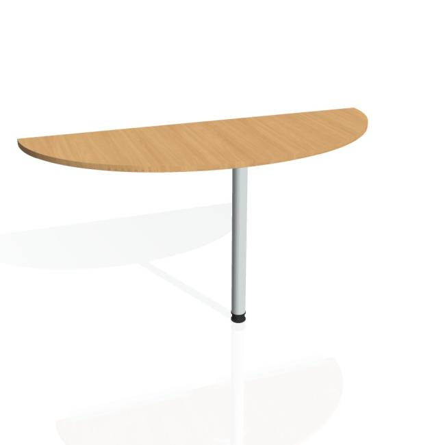 Beistelltisch für Toranlage, 160 x 75,5 x 60 cm, Buche/Metall