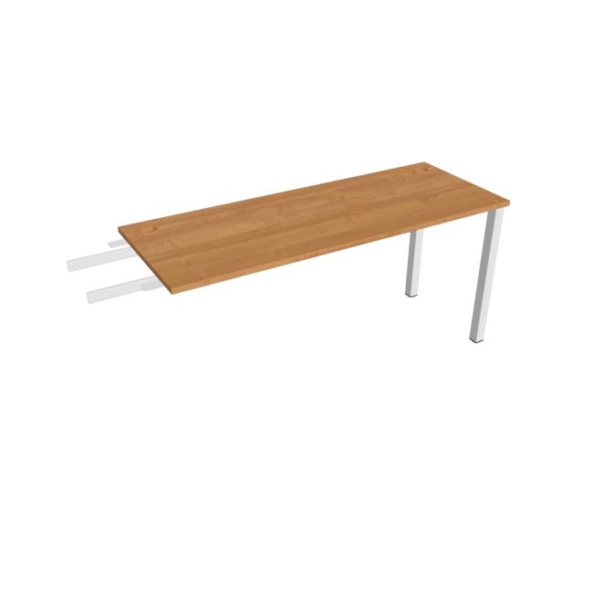 [ON160433] Uni-Schreibtisch, Maschendrahtgestell, 160 x 75,5 x 60 cm, Erle/Weiß