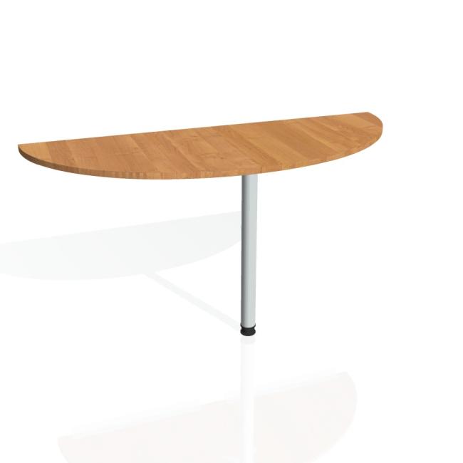 Beistelltisch für Toranlage, 160 x 75,5 x 60 cm, Erle/Metall