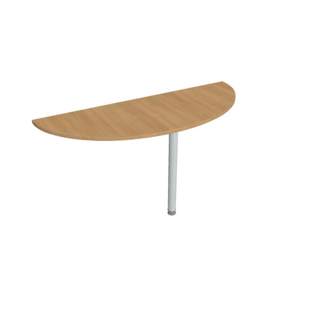[ON160469] Beistelltisch „Tor“, 160 x 75,5 x 60 cm, Eiche/Metall