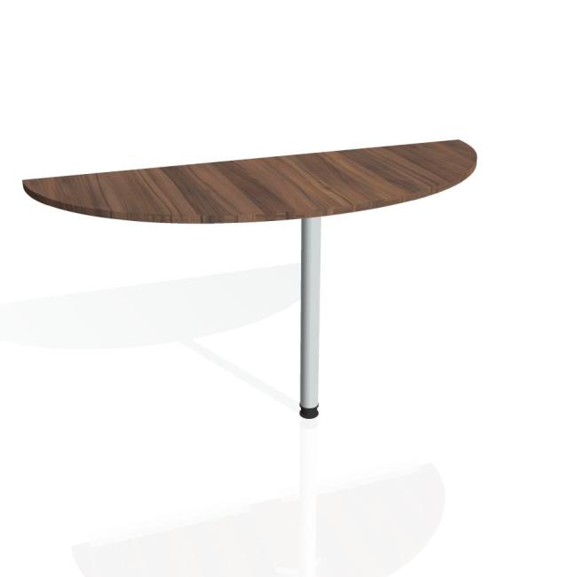 [ON160479] Beistelltisch „Tor“, 160 x 75,5 x 60 cm, Nussbaum/Metall