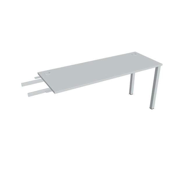 Uni-Schreibtisch, Maschendrahtzaun, 160x75,5x60 cm, grau/grau