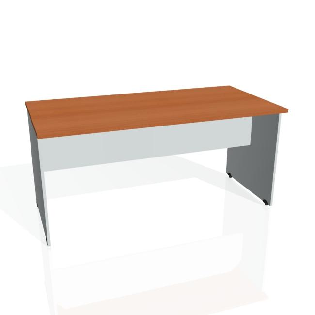 [ON160558] Gate-Konferenztisch, 160 x 75,5 x 80 cm, Kirsche/Grau