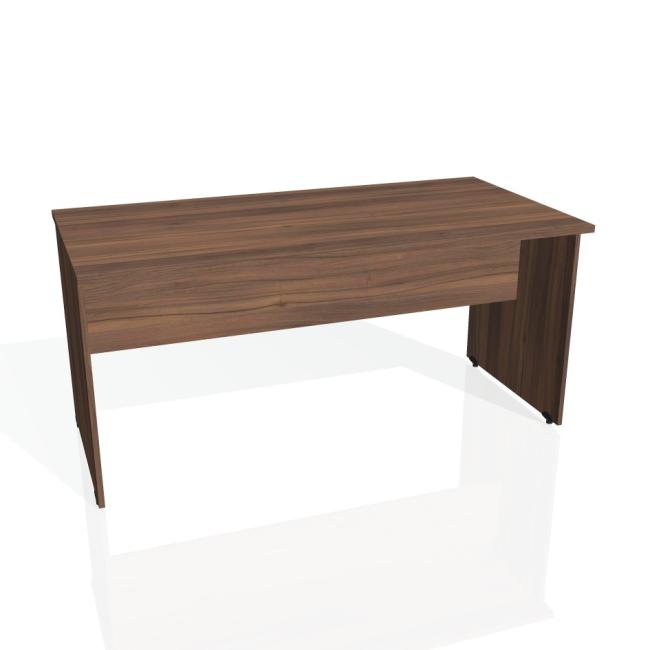 [ON160577] Konferenztisch Gate, 160 x 75,5 x 80 cm, Nussbaum/Nussbaum