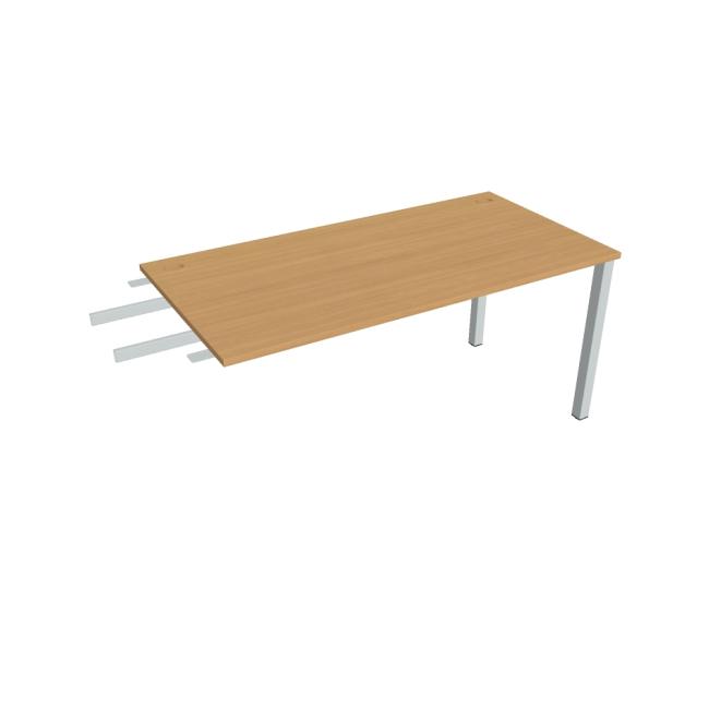 [ON160622] Uni-Schreibtisch, Maschendrahtgestell, 160x75,5x80 cm, Buche/Grau