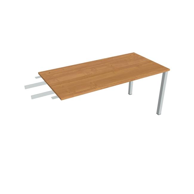 [ON160632] Uni-Schreibtisch, Maschendrahtgestell, 160 x 75,5 x 80 cm, Erle/Grau