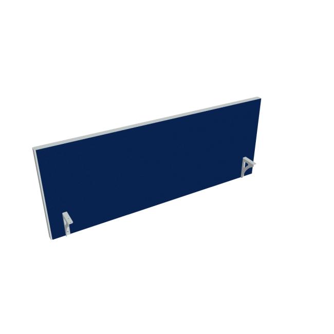 Akustischer Tischrandschirm, 160 cm, blau