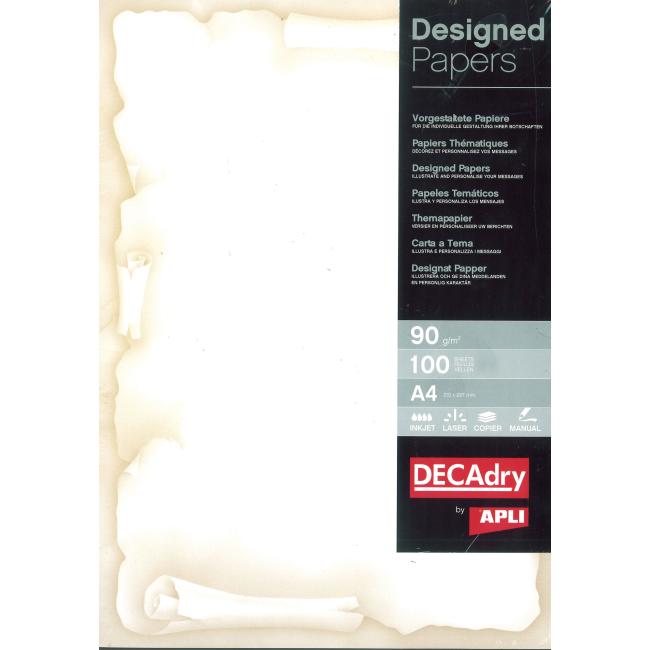 Ambassador Illustrationspapier, braun, 90 g/m², 100 Blatt