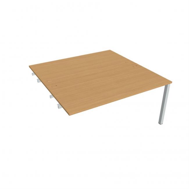 [ON162122] Uni-Werkbank für Längsverkettung, 160x75,5x160 cm, Buche/grau