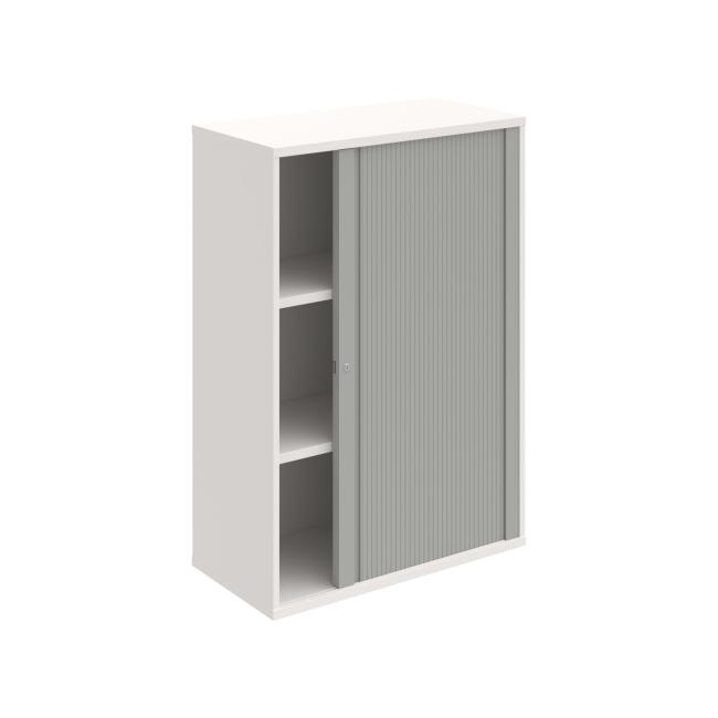 Regalsystem Strong P, 80 x 115,2 x 40 cm, grau/weiß